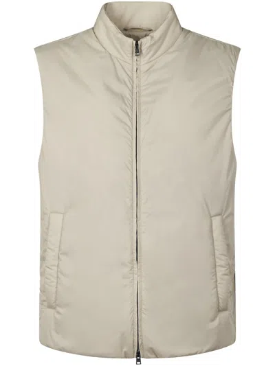 HERNO HERNO SLEEVELESS HIGH COLLAR JACKET