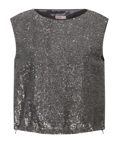HERNO SLEEVELESS TOP