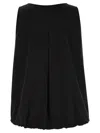 Herno Sleeveless Top In Tech Trait In Black