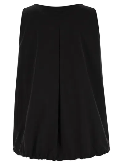 HERNO SLEEVELESS TOP IN TECH TRAIT