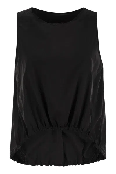 HERNO HERNO SLEEVELESS TOP IN TECH TRAIT