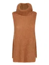 Herno Sleeveless Turtleneck Sweater In Pattern