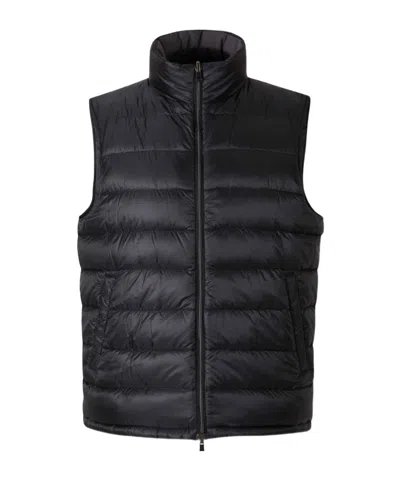 Herno Sleeveless Vest In Black