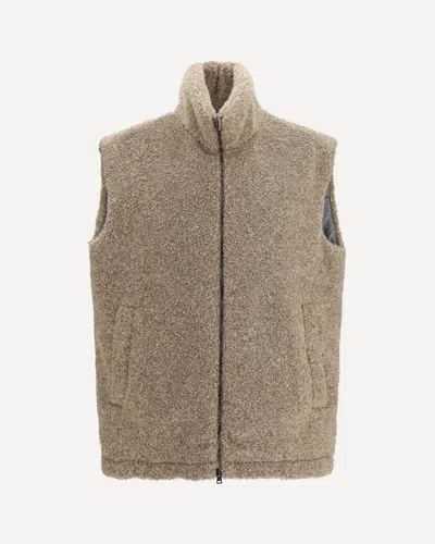 Herno Sleeveless Vest In Neutral