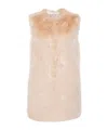 Herno Sleeveless Vest In Nude