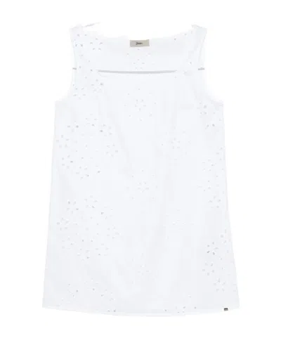 Herno Sleeveless Vest In White