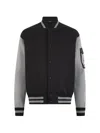 Herno Sleeve-pocket Bomber Jacket In Black