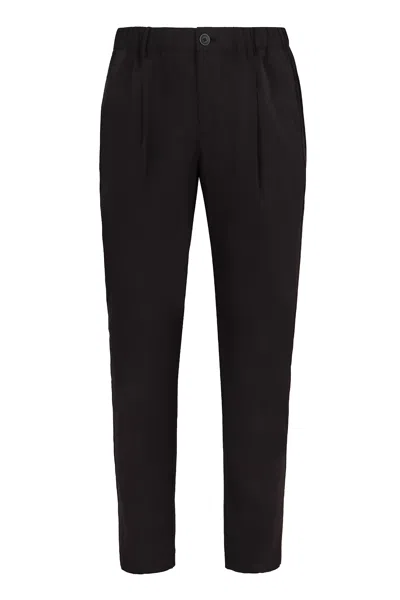 Herno Slim Fit Chino Trousers In Blue