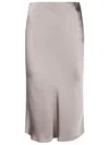 Herno Satin Midi Skirt