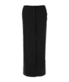 Herno Slit Midi Skirt In Black