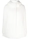 Herno Slouch-hood Puffer Jacket In Weiss