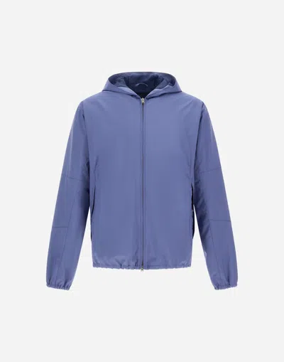 Herno Smart Tech Jacket In Clear Blue
