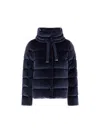 Herno Smooth Velvet In Blue