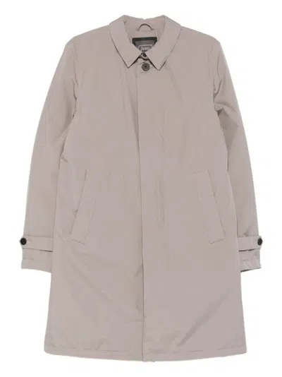 Herno Smooth Waterproof Down Jacket In Gray