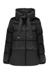 Herno Snap Button Fastening Down Jacket In Black