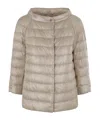 Herno Down Jacket In Neutral