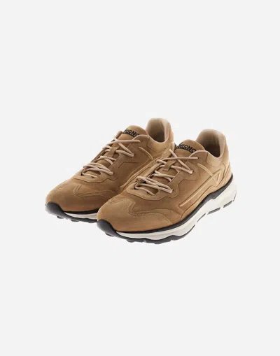 Herno Sneaker  Maggiore Aus Veloursleder In Brown