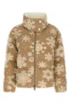 Herno Snowflake Down Jacket In Brown
