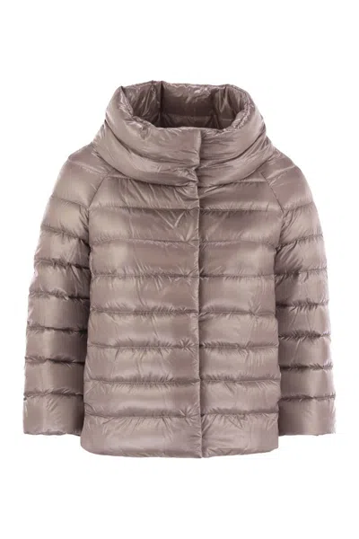 HERNO HERNO SOFIA - MINI CAPE WITH 3/4 SLEEVES