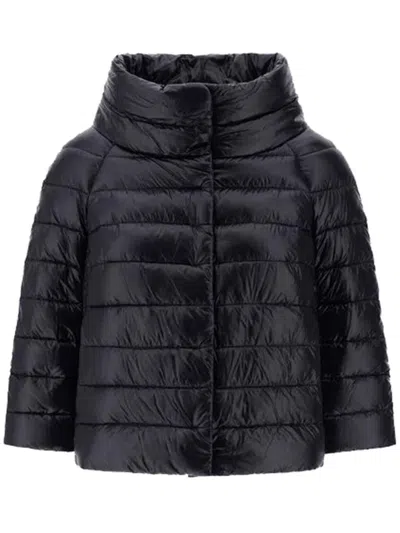 Herno Women Black Nylon Down Jacket