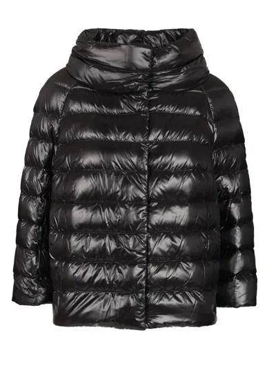 HERNO SOFIA COATS BLACK