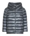 Herno Navy Blue Sofia Down Jacket In Black