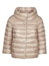 Herno Sofia Down Jacket In Brown