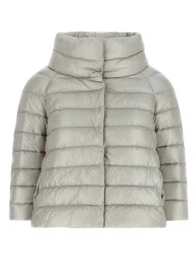 Herno Sofia Down Jacket In Gray