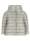 Herno Sofia Down Jacket In Greige