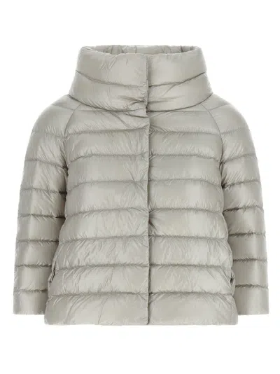 Herno Sofia Down Jacket In Greige