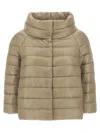 Herno Sofia Down Jacket In Neutral