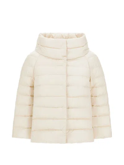 Herno Sofia Down Jacket In Neutral