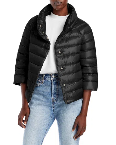 HERNO SOFIA ICONICO CROPPED DOWN PUFFER COAT,PI0046DIC 12017