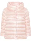 Herno Elsa Iconico Ultralight Water Repellent Down Puffer Jacket In Pink