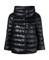 Herno Sofia Down Cape In Black
