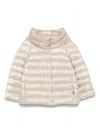 Herno Quilted Down Jacket In Neutral