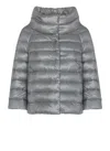 Herno Sofia Quilted Down Jacket In Blue