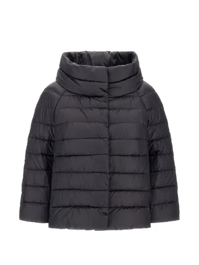 Herno Sofia Quilted Jacket In Black