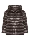 Herno Sofia Short Down Jacket In Grey