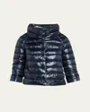 Herno Sofia Ultra-lightweight Down Bolero Jacket In Blue