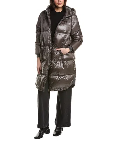 Herno Parka Down Jacket In Grey