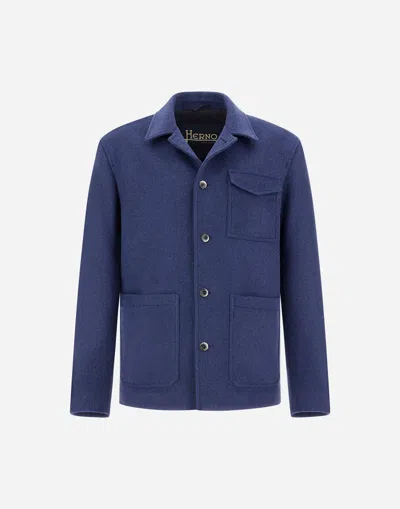 HERNO FIELDÂ JACKET IN SOFT RECYCLED WOOL