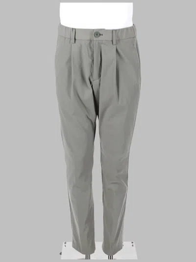 Herno Soft Technical Fabric Pants For Men In Transparent