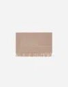 Herno Soft Wool And Cashmere Blanket In Chantilly