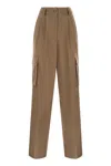Herno Women Soft Wool Cargo Pants