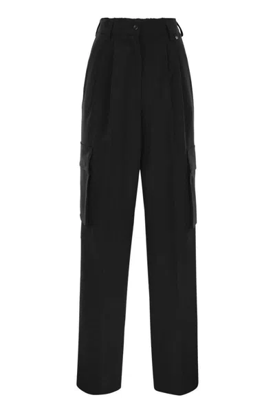 Herno Soft Wool Cargo Pants