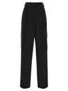 Herno Soft Wool Cargo Pants In Black