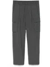 Herno Pleat-detail Tapered Trousers In Gray