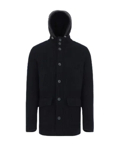 HERNO HERNO SORANO BUTTON-UP JACKET