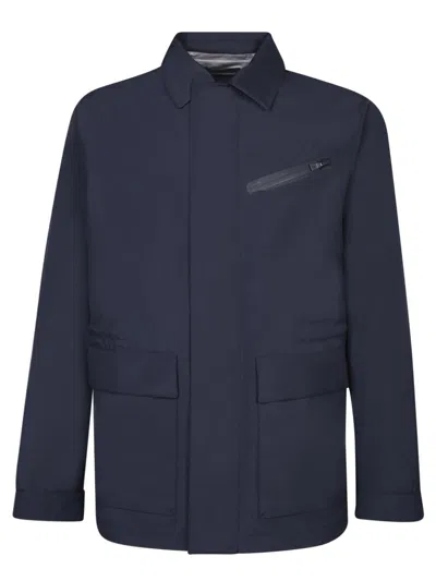 Herno Navy Blue Lightweight Jacket